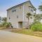 Walk to Surf City Beach Ocean-View Home with Decks!