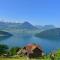 Cozy House above Lake Lucerne in car-free Vitznau Mittlerschwanden at Mount Rigi railway - 菲茨瑙