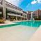 Luxury holiday apartment with 2 bedrooms in Cancelada