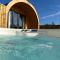 Lois Pod with Hot Tub, Near Airport