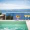 Luxury Seafront Villa with Heated Pool, Jacuzzi, Sea View, 150 m from Beach