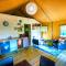 Luxury Safari Tent with Hot Tub at Camping La Fortinerie - Mouliherne