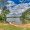 Lakefront Sparta Cabin with Private Beach and Dock! - Sparta