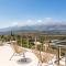 Upper View Villa 1, with private pool - Chania