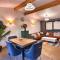 Chy Mena. South facing lodge with hot tub & views.