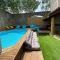 Maison, canal du midi piscine