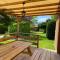Eco Lodge, terrasse, piscine, Parc du Pilat - Saint-Appolinard