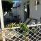 Mediterranean poolside garden cottage