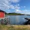 Tradisjonell Rorbu i fiskeværet Ballstad
