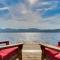 Waterfront Lake George Lodge with Boat Dock and Lift!