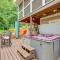 Creekside Hendersonville Haven Hot Tub and Fire Pit