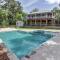 The San Bernard River waterfront provides private access to a spa, boat ramp, and jet skiing - West Columbia