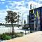 Apartment 8 "MEERZEIT" Blickrichtung Innenstadt Binnenhafen West