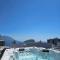 Penthouse see view with pool on terrace!