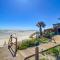 Beachfront with large deck Pool Sea Dunes Sailfish A3