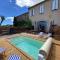 Maison, canal du midi piscine