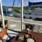 Elegant and scenic floating boat house
