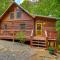 Blue Ridge Log Cabin with Hot Tub and Game Room!