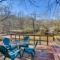 Riverfront Helen Cabin with Hot Tub and Deck!