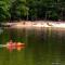 Large Cabin w Hot Tub, Pond, Deck, Fire Pit, WiFi