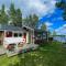 Laplandliv cabin on the lake with hottub - Björkliden