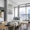 A Stylish 2BR Apt Next to Southern Cross with City Views