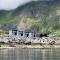 High end sea cabins at Å in Lofoten