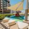 Elite Escape - 1 BHK Getaway in Azizi Riviera - Dubaj