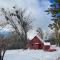 Blue Oak Red Cabin