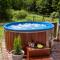 ZACISZE Domek na Kaszubach Brodnica Dolna z balią z jacuzzi na wyłączność w cenie