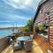 Cosy Portmor Log Cabin- Sea views, Deck & Relaxation