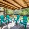 Deck and Dock Access Lakefront Grove Cabin! Deck and Dock Access Lakefront Grove Cabin!