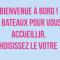 HEBERGEMENTS BATEAUX A QUAI