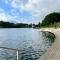 Panoramablick über den See
