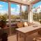 Charming sunroom with panorama view - Randers