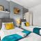 HILLTOP PLACE SUITES 5 beds for CONTRACTORS and FAMILIES near MEADOWHALL with FREE PRIVATE PARKING
