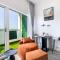 Sleek nordic style seaview condo