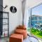 Sleek nordic style seaview condo