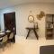 Studio pé na areia com 2 quartos, sala e cozinha