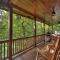 Bearfoot Ridge Wood-burning fireplace cozy hot tub serene views