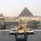 Middle east pyramids view - Giza