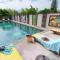 Modern Apartment in Grand Baie, sea view, shared pool.