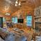 Bearfoot Ridge Wood-burning fireplace cozy hot tub serene views
