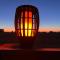 Sunset log cabin