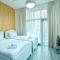 Luxury Escapes - Elegant 3BR Apt with 4 Balconies in 29 Blvd - Dubaj
