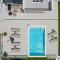 Villa Nacle with Heated Pool and Large Playground near Omis and Split