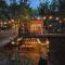 Hobbit Treehouse with waterfall on the Brazos River! 350 acres! Tubing! Petting zoo!
