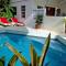 Amanda's Place Yellow Studio - Pool and Tropical garden - Caye Caulker