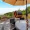 The lodge spa with sauna, hot tub, outdoor cinema and kitchen with firepit area - Shrewsbury