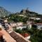 Hotel PANORAMA Kruje view on the castle and the old town